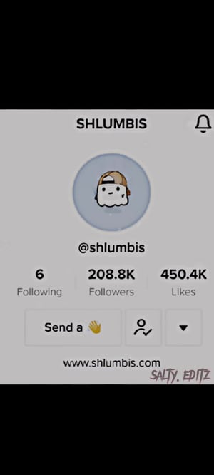 This is the Avatar Image for the shlumbis (TikToker) AI Voice and Text to Speech Generator